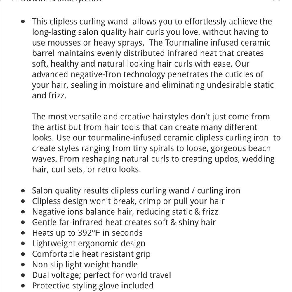Curling iron - Picture 4 of 4